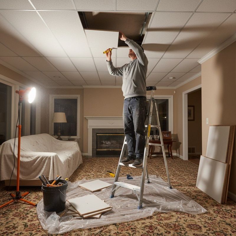 Suspended Ceiling Repair in Longmont, CO